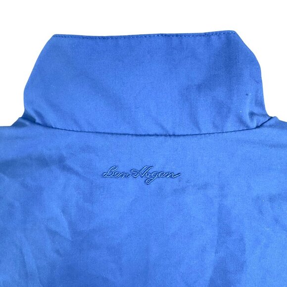 Ben Hogan Performance Jacket Golf Collection Men S 34-36 Blue Lime Mesh Lined - Picture 3 of 12